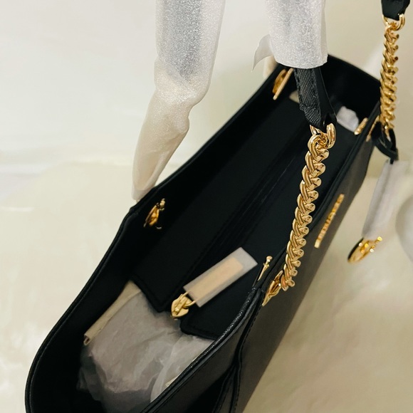 NWT Michael Kors Black Large shoulder tote bag - Picture 10 of 12